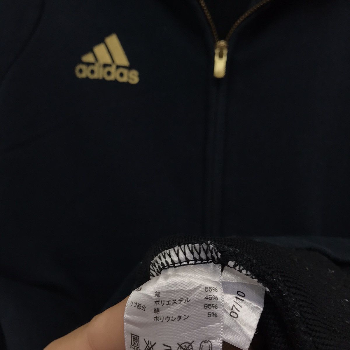 Adidas × Japanese Brand × Vintage Adidas Hoodie Fullzip Adidas Sweatshirt Adidas Stripes Size US S / EU 44-46 / 1 - 6 Thumbnail