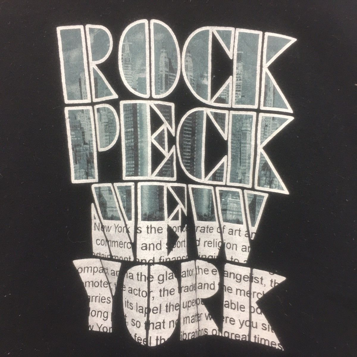 Peak Performance × Vintage Rock Peak New York Sweatshirt Crewneck Spellout Pullover Size US M / EU 48-50 / 2 - 3 Thumbnail