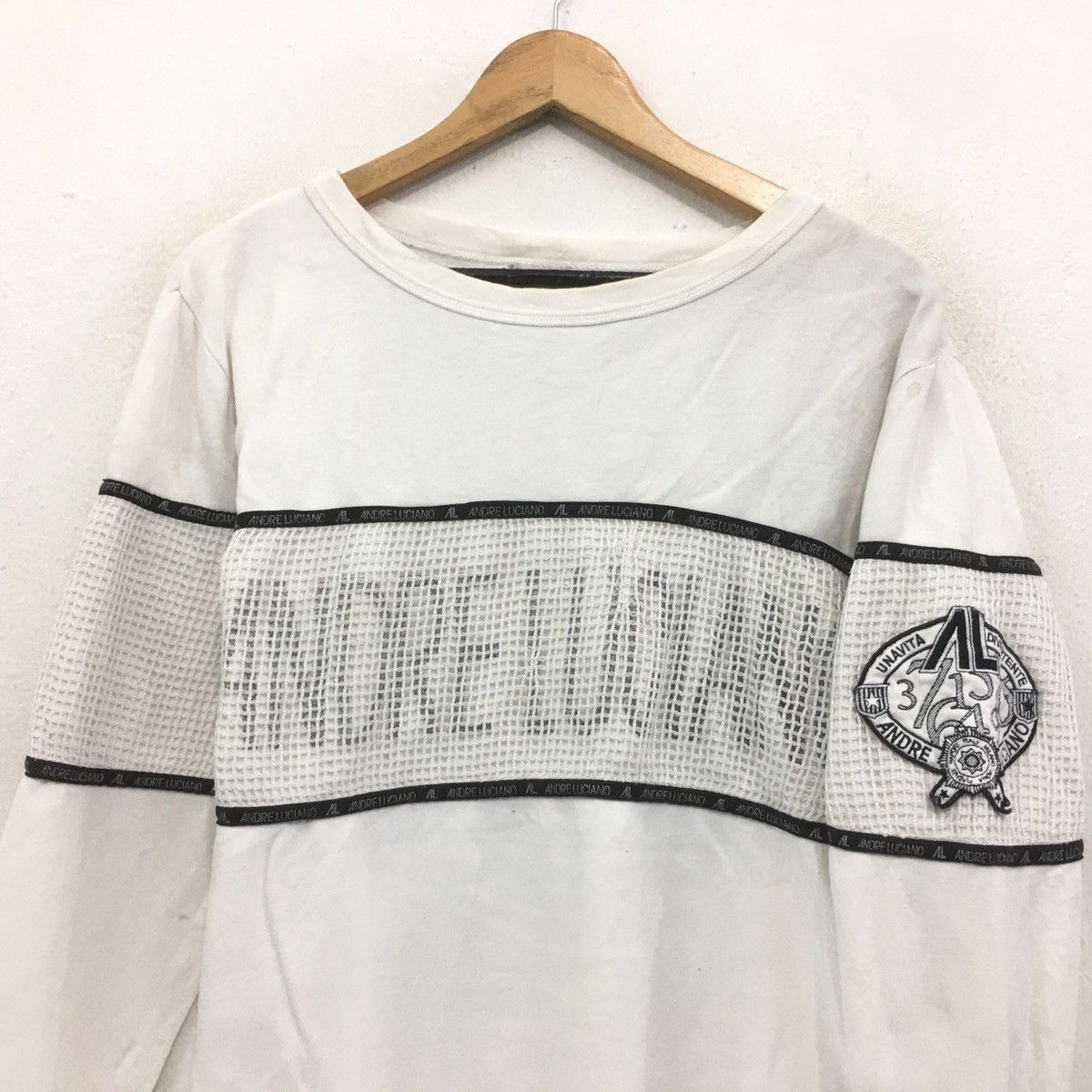 Andreluciano × Vintage ANDRE LUCIANO Sweatshirt Crewneck Big Logo AL Pullover Size US M / EU 48-50 / 2 - 2 Thumbnail