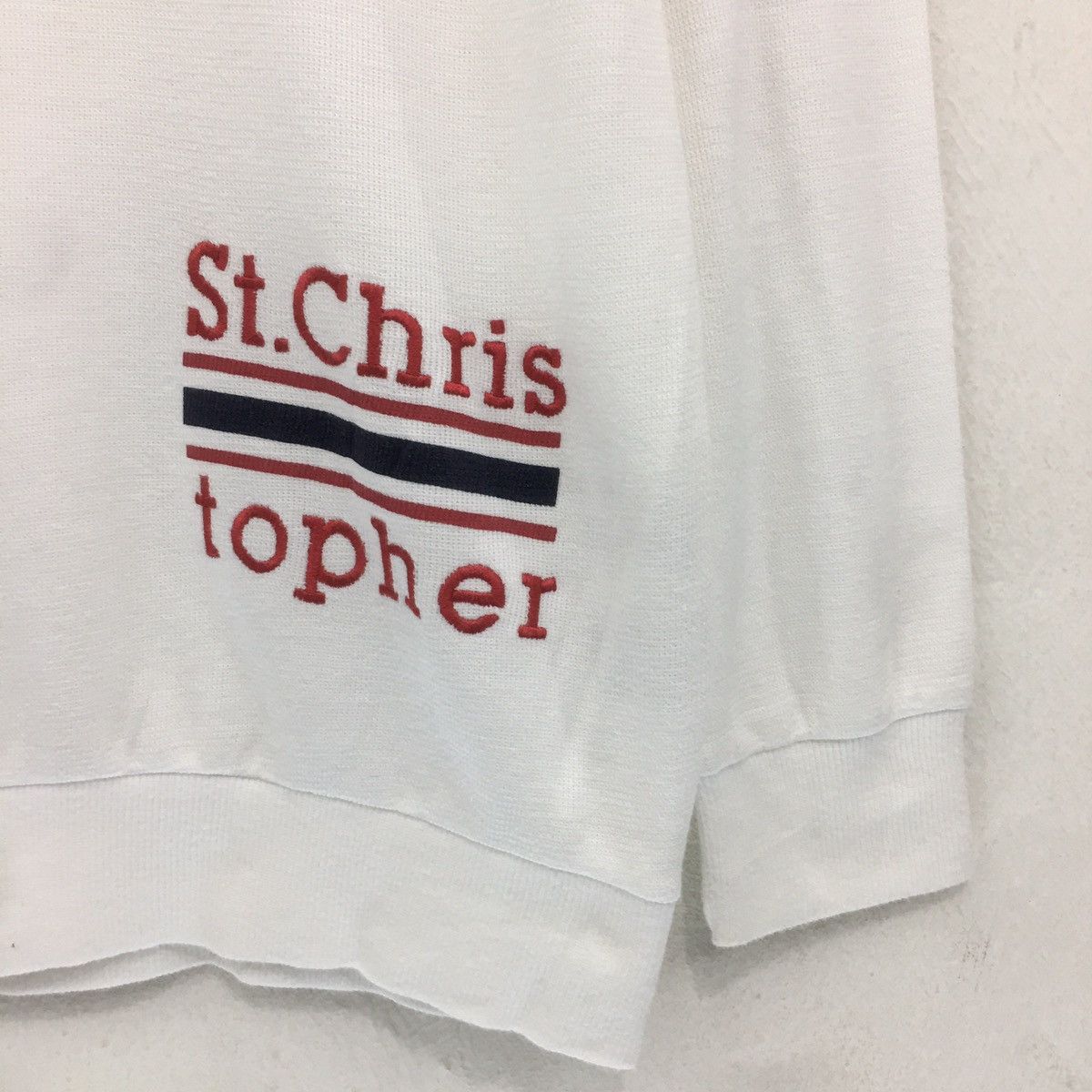 Japanese Brand × Vintage St.Christopher Sweatshirts half Zip Size US M / EU 48-50 / 2 - 5 Thumbnail