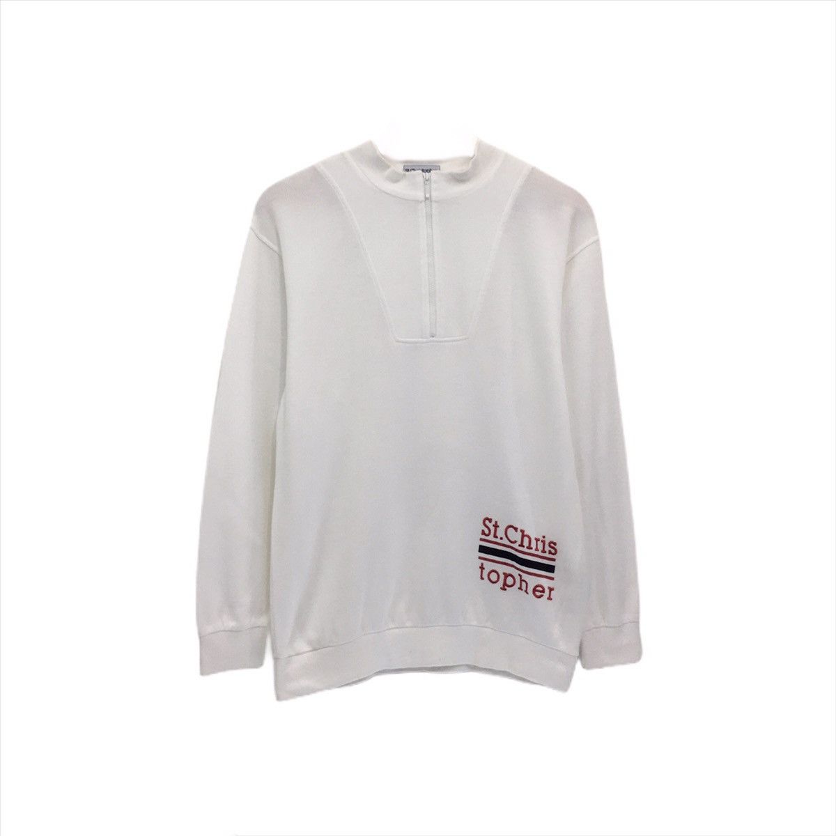 Japanese Brand × Vintage St.Christopher Sweatshirts half Zip Size US M / EU 48-50 / 2 - 2 Thumbnail