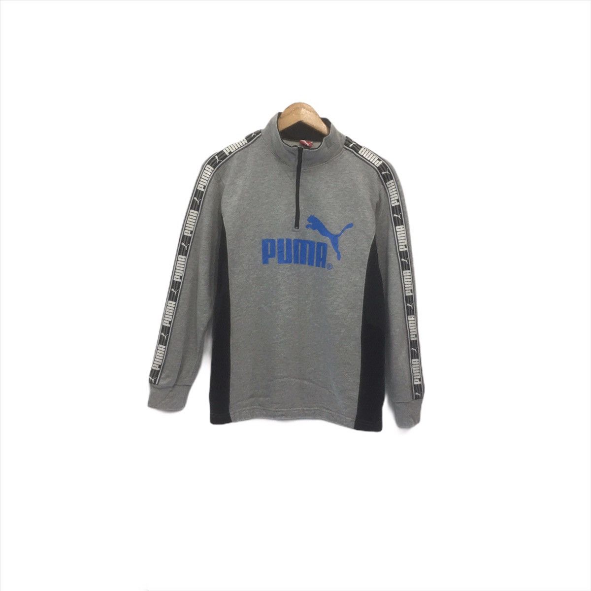 Japanese Brand × Puma Puma Sweatshirt HalfZipBigLogo Print Spellout Sidetape Puma Size US S / EU 44-46 / 1 - 1 Thumbnail