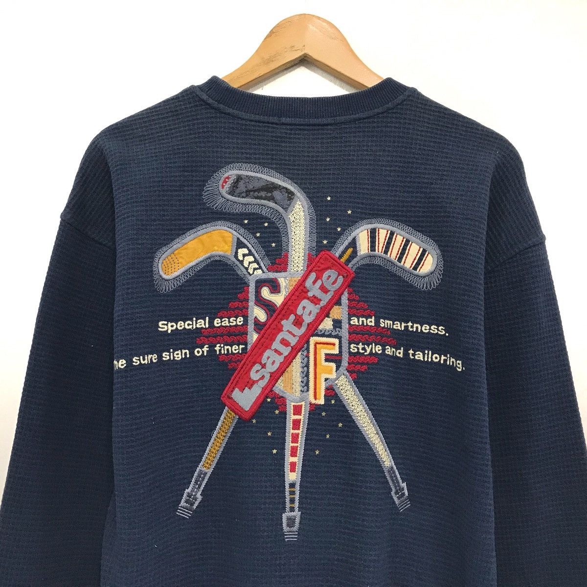 Japanese Brand × Vintage Vintage Santafe Sweatshirt Embroidery Biglogo Spell Santafe Size US L / EU 52-54 / 3 - 2 Thumbnail