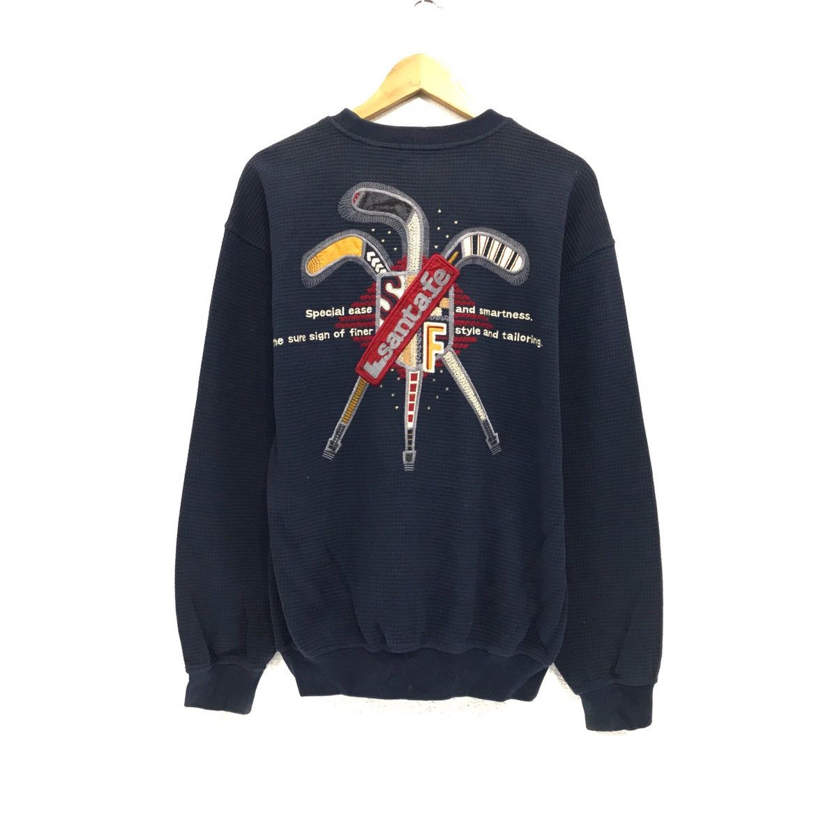 Japanese Brand × Vintage Vintage Santafe Sweatshirt Embroidery Biglogo Spell Santafe Size US L / EU 52-54 / 3 - 1 Thumbnail