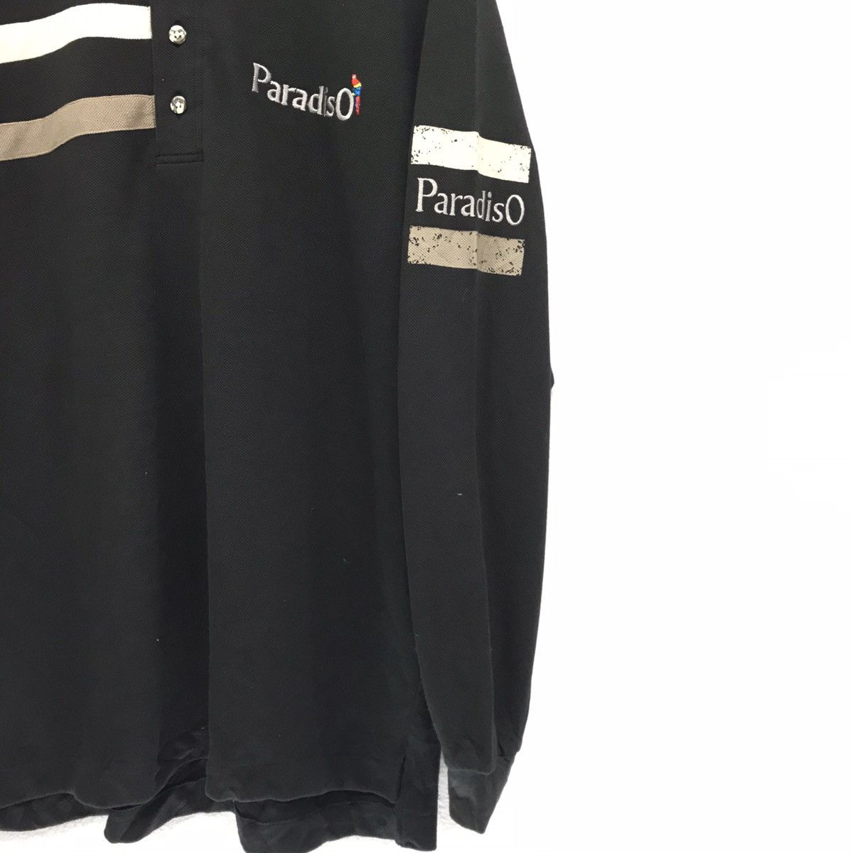 Japanese Brand × Vintage Paradiso Sweatshirt Half Button Pullover Size US L / EU 52-54 / 3 - 6 Thumbnail