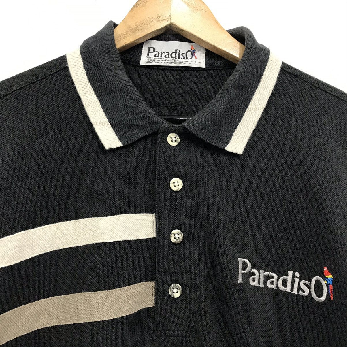 Japanese Brand × Vintage Paradiso Sweatshirt Half Button Pullover Size US L / EU 52-54 / 3 - 5 Thumbnail