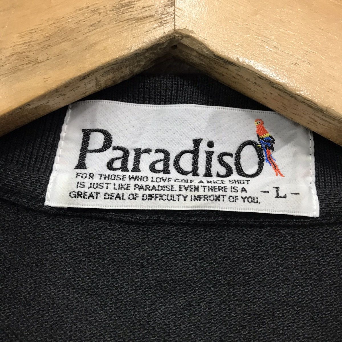 Japanese Brand × Vintage Paradiso Sweatshirt Half Button Pullover Size US L / EU 52-54 / 3 - 8 Thumbnail