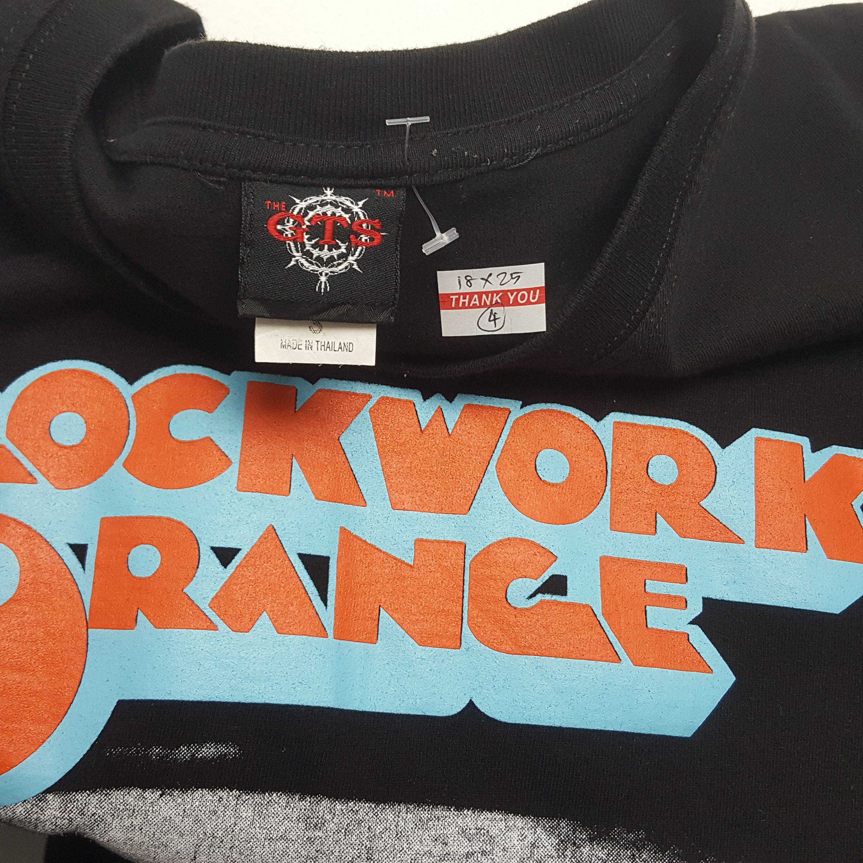 Vintage Vintage CLOCKWORK ORANGE American Punk Movie t shirt Size US S / EU 44-46 / 1 - 2 Thumbnail