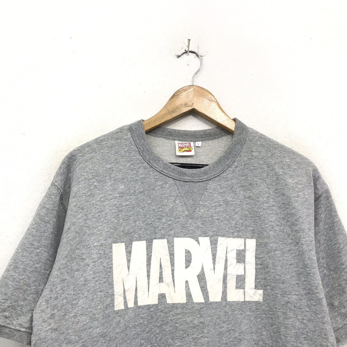 DC Comics × Japanese Brand × Marvel Comics Marvel Shirt Biglogo Spellout Size US M / EU 48-50 / 2 - 3 Thumbnail