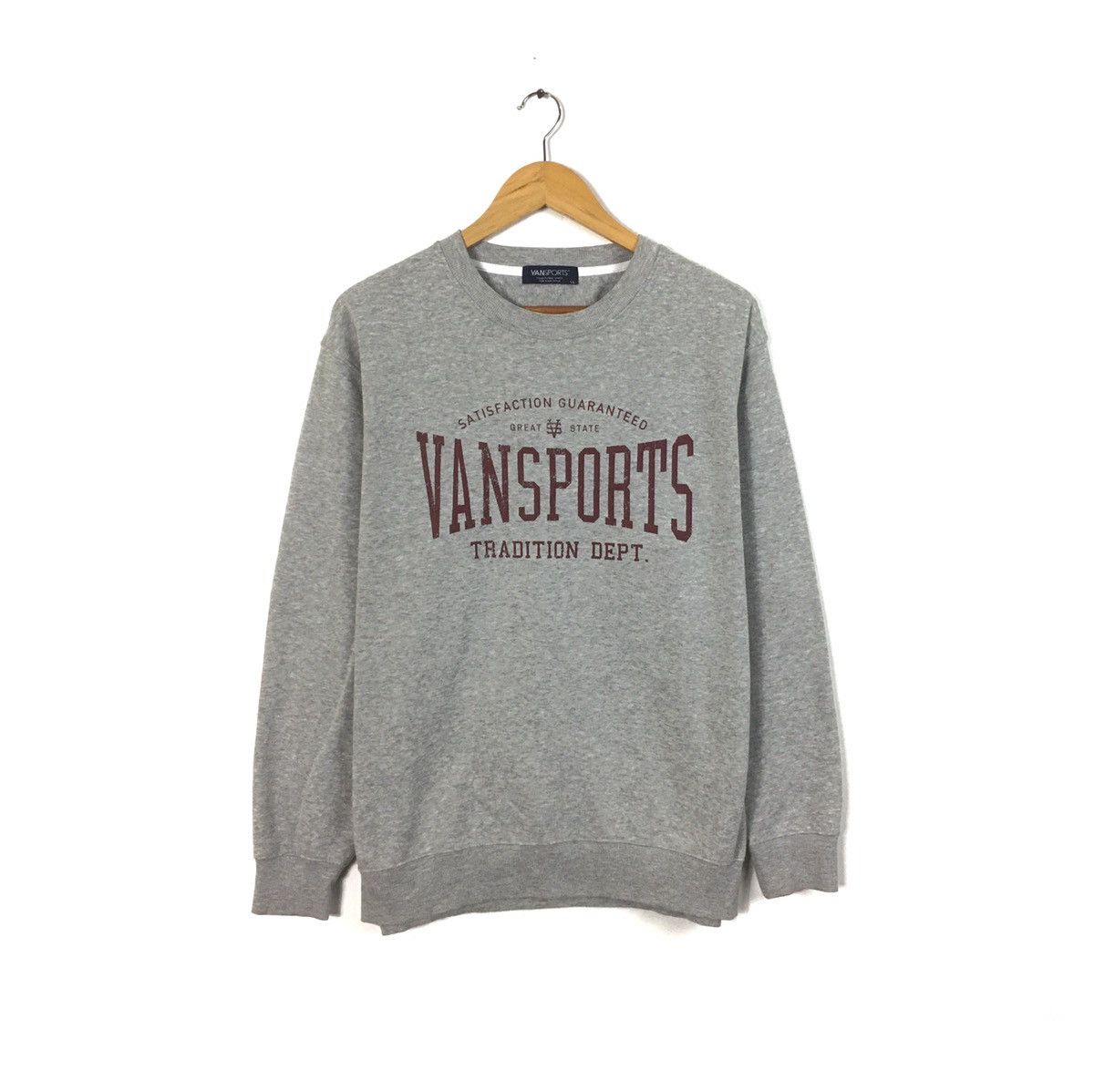Vans × Vintage Vintage Vansports Sweatshirt Crew Neck Biglogo Vansports Size US L / EU 52-54 / 3 - 1 Thumbnail
