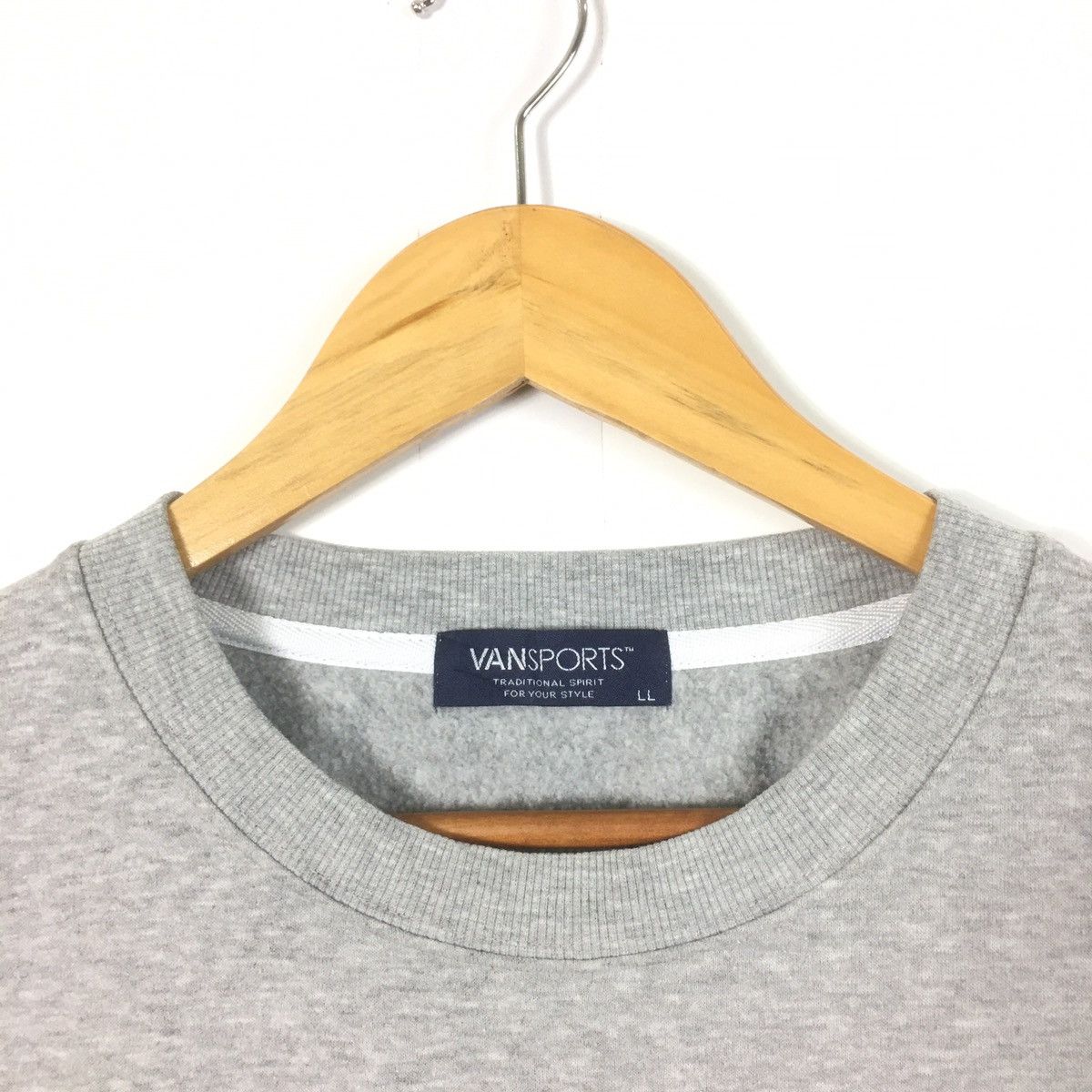 Vans × Vintage Vintage Vansports Sweatshirt Crew Neck Biglogo Vansports Size US L / EU 52-54 / 3 - 4 Thumbnail