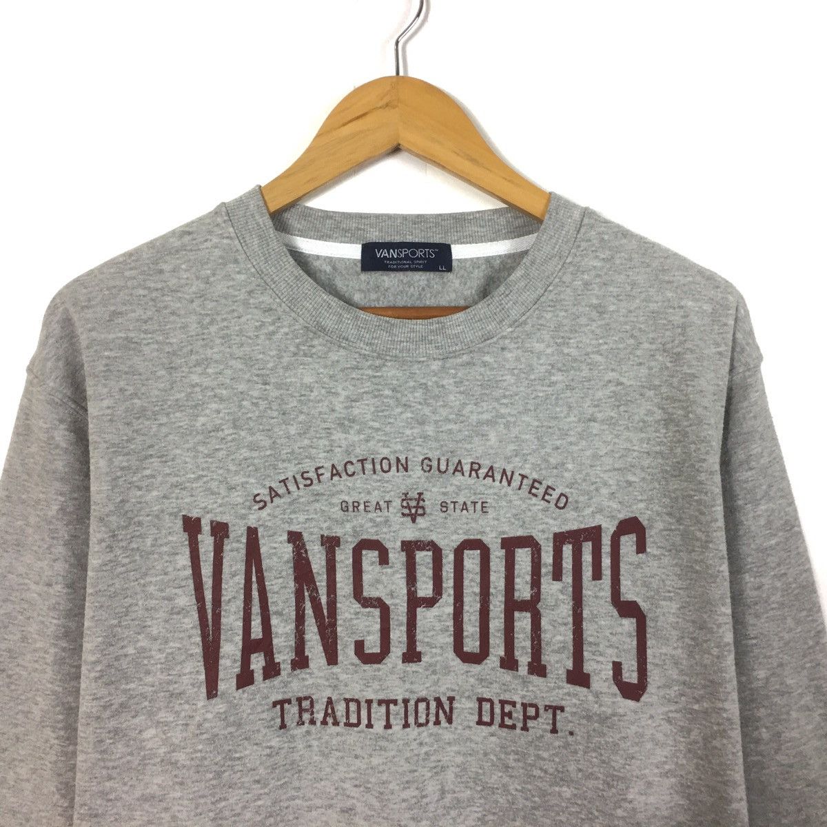 Vans × Vintage Vintage Vansports Sweatshirt Crew Neck Biglogo Vansports Size US L / EU 52-54 / 3 - 3 Thumbnail