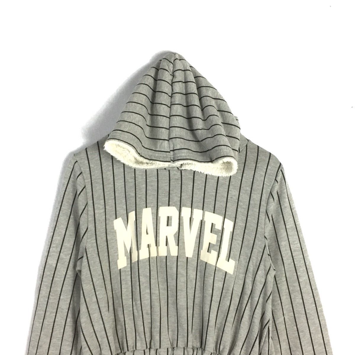 DC Comics × Marvel Comics × Warner Bros Marvel Hoodie Stripes Design Women Size ONE SIZE - 3 Thumbnail