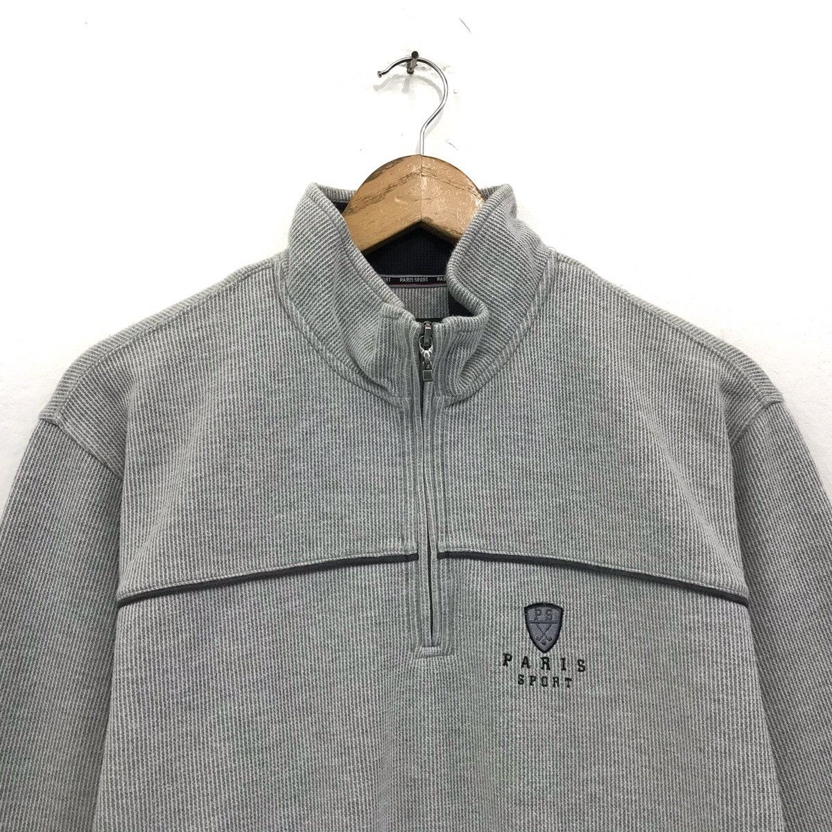Other × Vintage Vintage Paris Sport Halfzip Sweatshirt Size US S / EU 44-46 / 1 - 3 Thumbnail