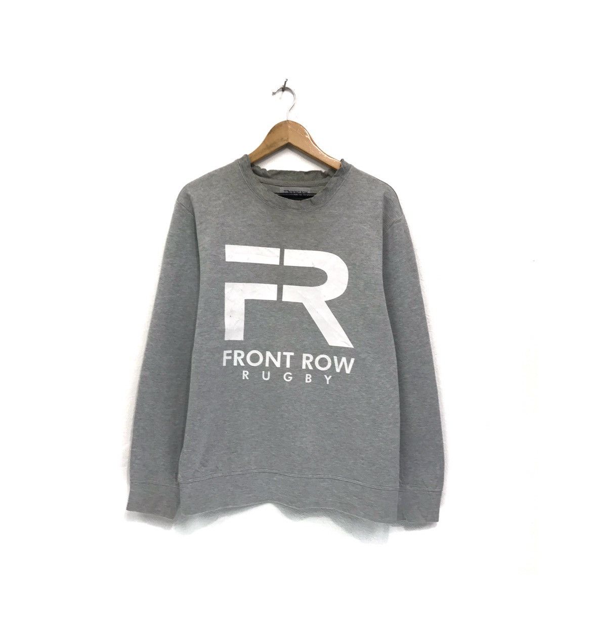 Japanese Brand × Vintage Front Row Rugby Sweatshirt Biglogo Spellout Front Row Rugby Size US M / EU 48-50 / 2 - 1 Thumbnail