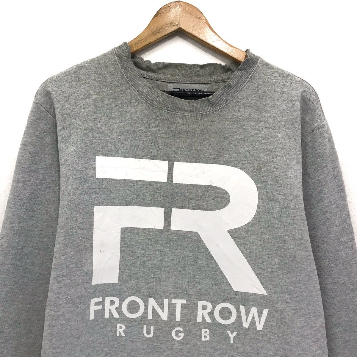 Japanese Brand × Vintage Front Row Rugby Sweatshirt Biglogo Spellout Front Row Rugby Size US M / EU 48-50 / 2 - 4 Thumbnail