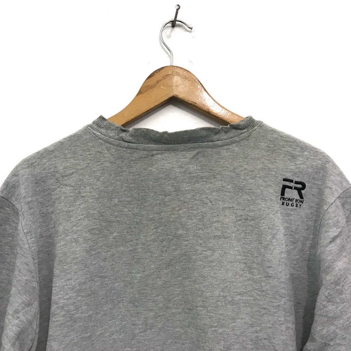 Japanese Brand × Vintage Front Row Rugby Sweatshirt Biglogo Spellout Front Row Rugby Size US M / EU 48-50 / 2 - 6 Thumbnail