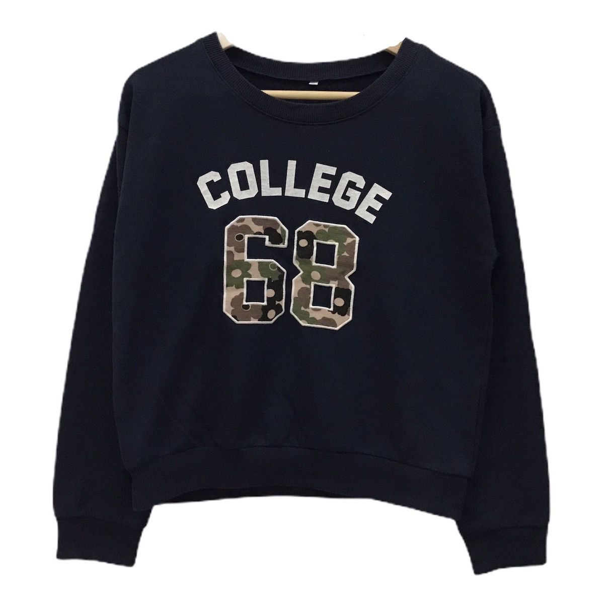 Japanese Brand × Vintage College Sweatshirt Crewneck Big Logo Spell Out College 68 Size US S / EU 44-46 / 1 - 2 Thumbnail