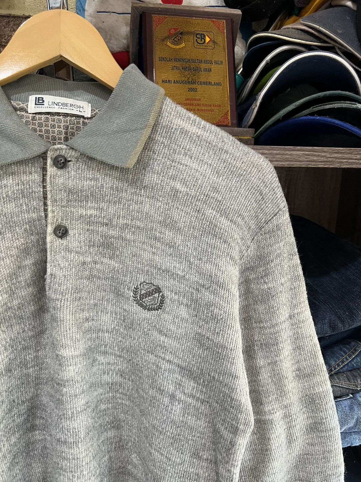 Lindbergh 🔥Vintage Lindbergh Long Sleeves Colar Size US S / EU 44-46 / 1 - 4 Thumbnail