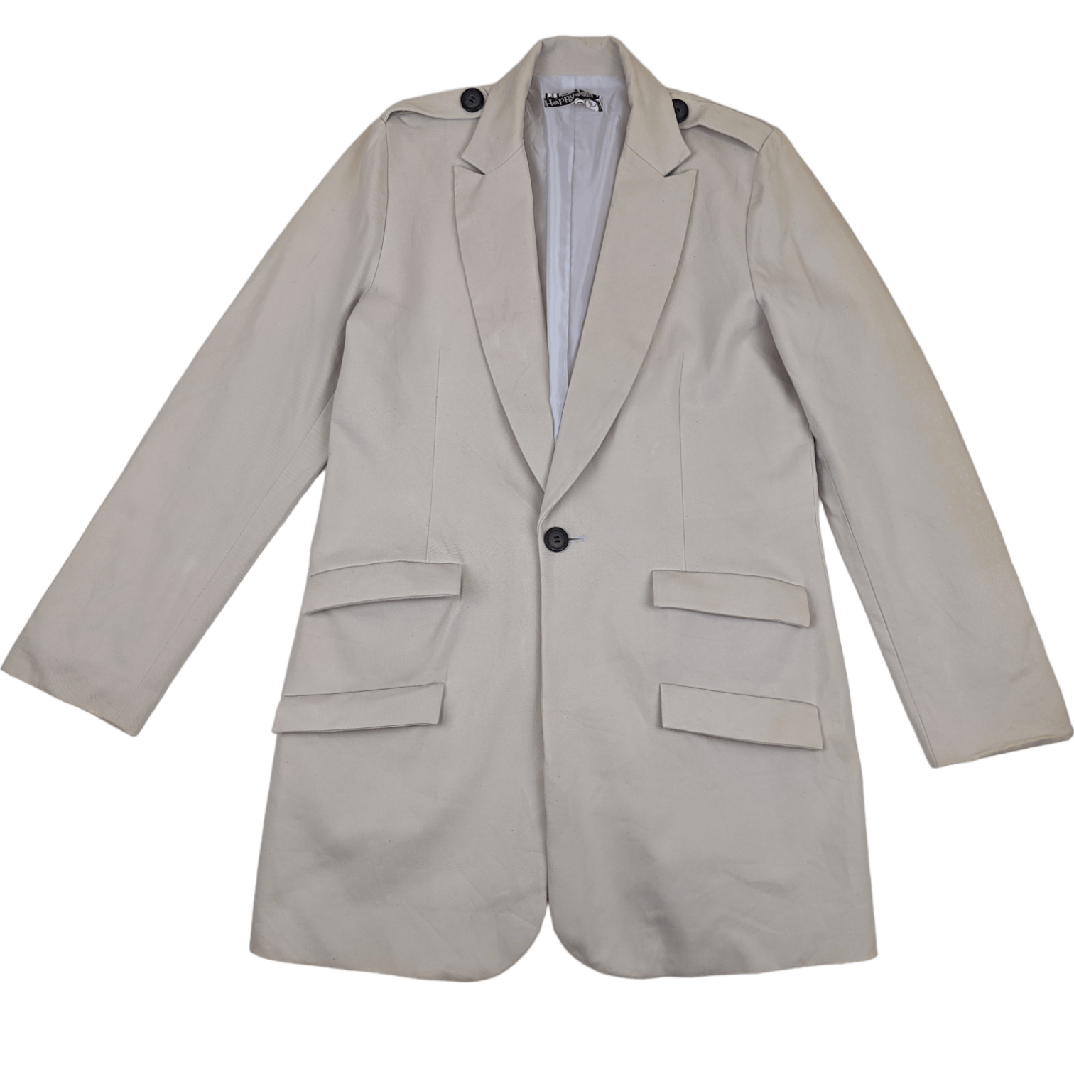 Japanese Brand Japan HAPPY JOHN Smart Casual Blazer Coat Jacket Size US S / EU 44-46 / 1 - 2 Thumbnail