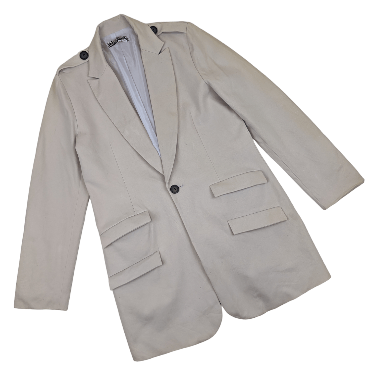 Japanese Brand Japan HAPPY JOHN Smart Casual Blazer Coat Jacket Size US S / EU 44-46 / 1 - 3 Thumbnail