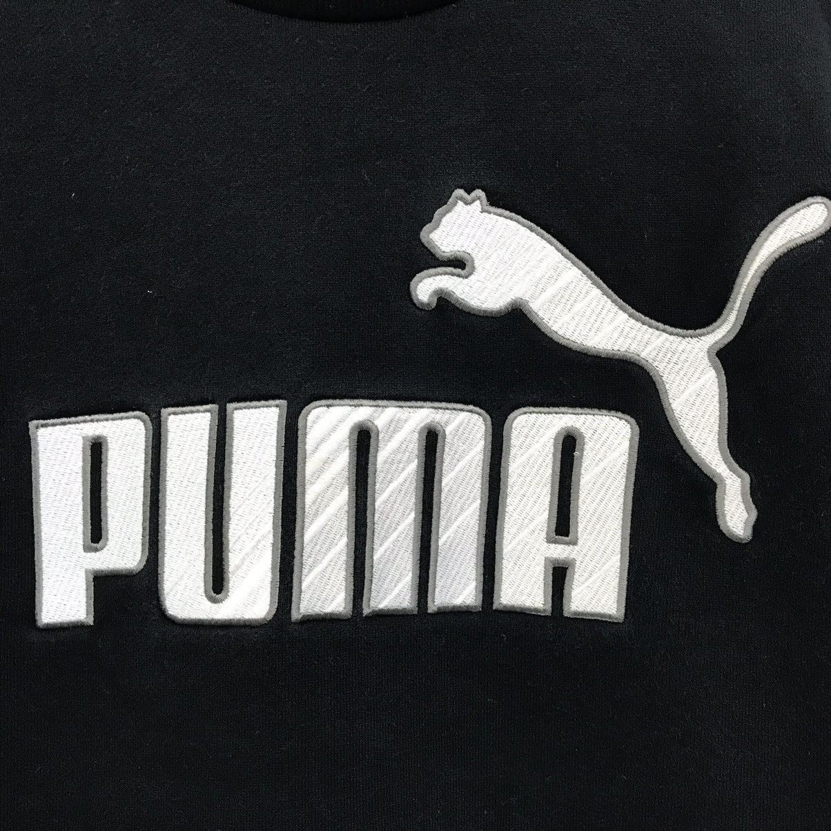 Puma Vintage Puma Sweatshirt Crewneck Biglogo Spellout Puma Size US M / EU 48-50 / 2 - 2 Thumbnail