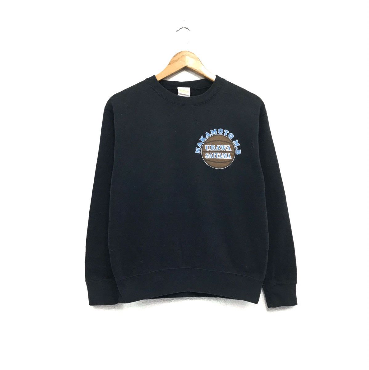 Vintage Vintage Sweashirt Biglogo Spellout Nakamoto M. MB Size US S / EU 44-46 / 1 - 5 Thumbnail