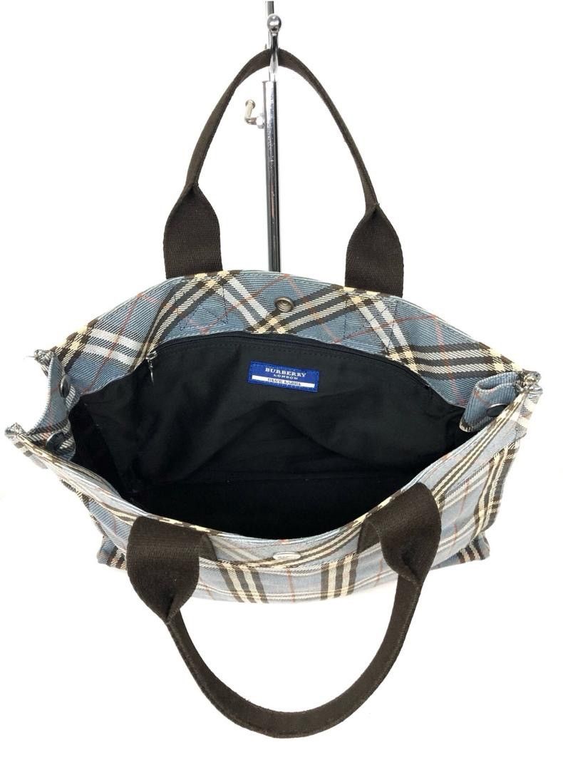 Burberry × Burberry Prorsum × Vintage Iconic Burberry London Shopper Nova Checked Luxury Tote Bag Size ONE SIZE - 6 Thumbnail