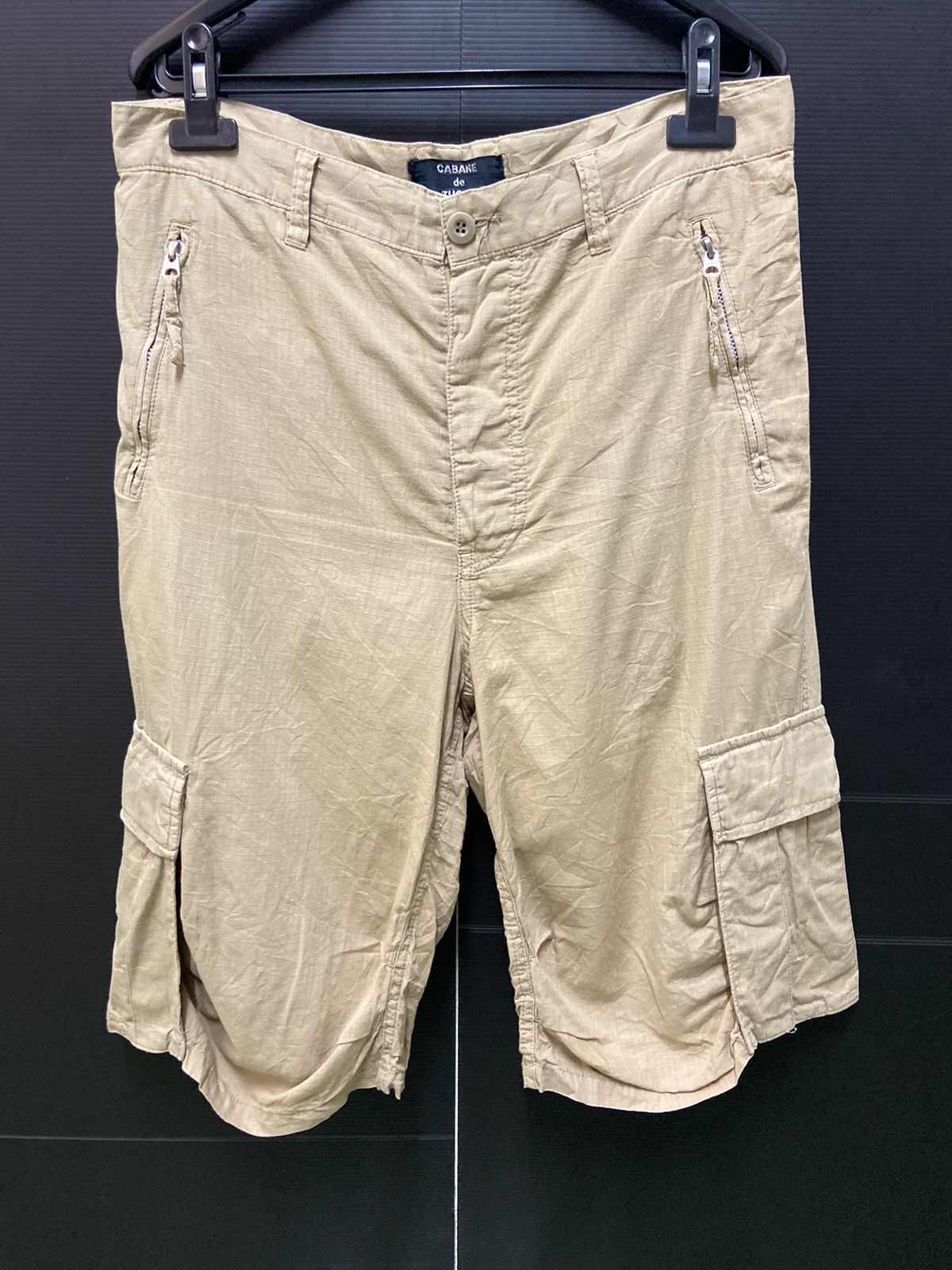 CABANE de ZUCCa × Japanese Brand Lot 2 Combo Cabane De Zucca Short Pants Military Cargo Pants Size US 29 - 2 Thumbnail