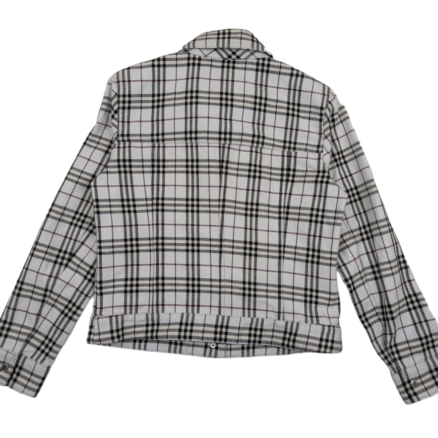 Burberry BURBERRY Check Jacket Size S / US 4 / IT 40 - 6 Thumbnail