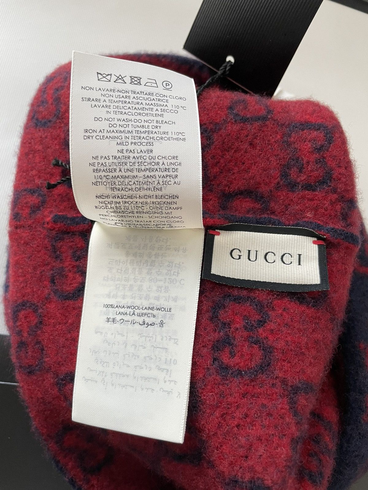 Gucci Rare BrandNEW Classic Gucci GG Logo Wool Hat Limited Edition Size ONE SIZE - 6 Thumbnail