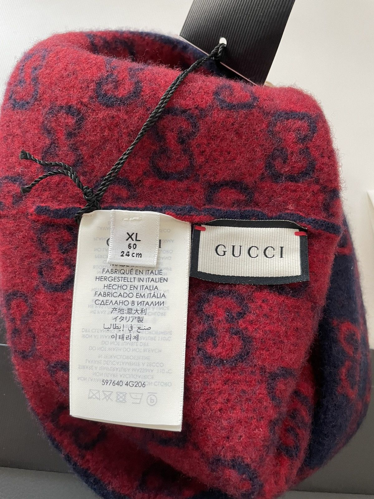 Gucci Rare BrandNEW Classic Gucci GG Logo Wool Hat Limited Edition Size ONE SIZE - 4 Thumbnail