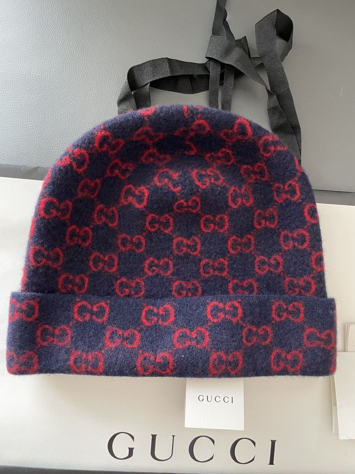 Gucci Rare BrandNEW Classic Gucci GG Logo Wool Hat Limited Edition Size ONE SIZE - 1 Thumbnail