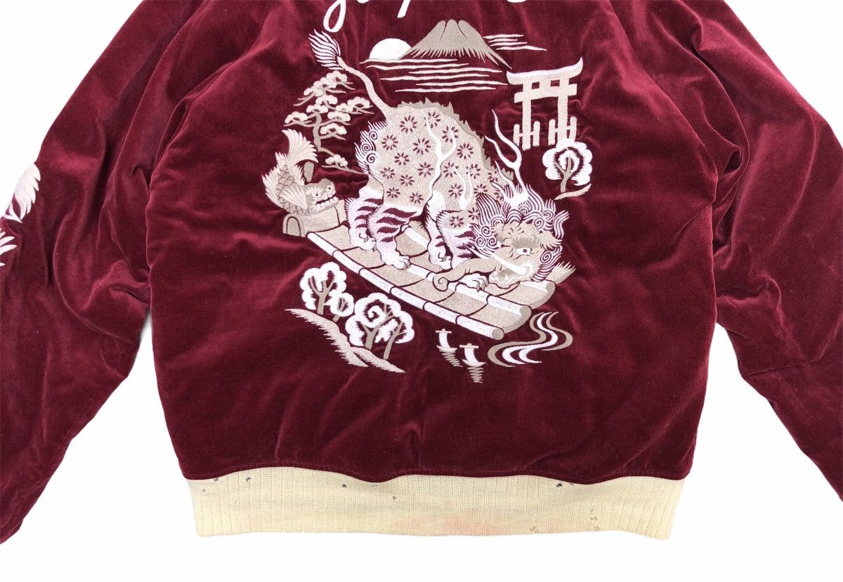 Pherrow's Pherrows Velvet Dragon Shishi Ryu Torii Embroidered Sukajan Size US S / EU 44-46 / 1 - 9 Thumbnail