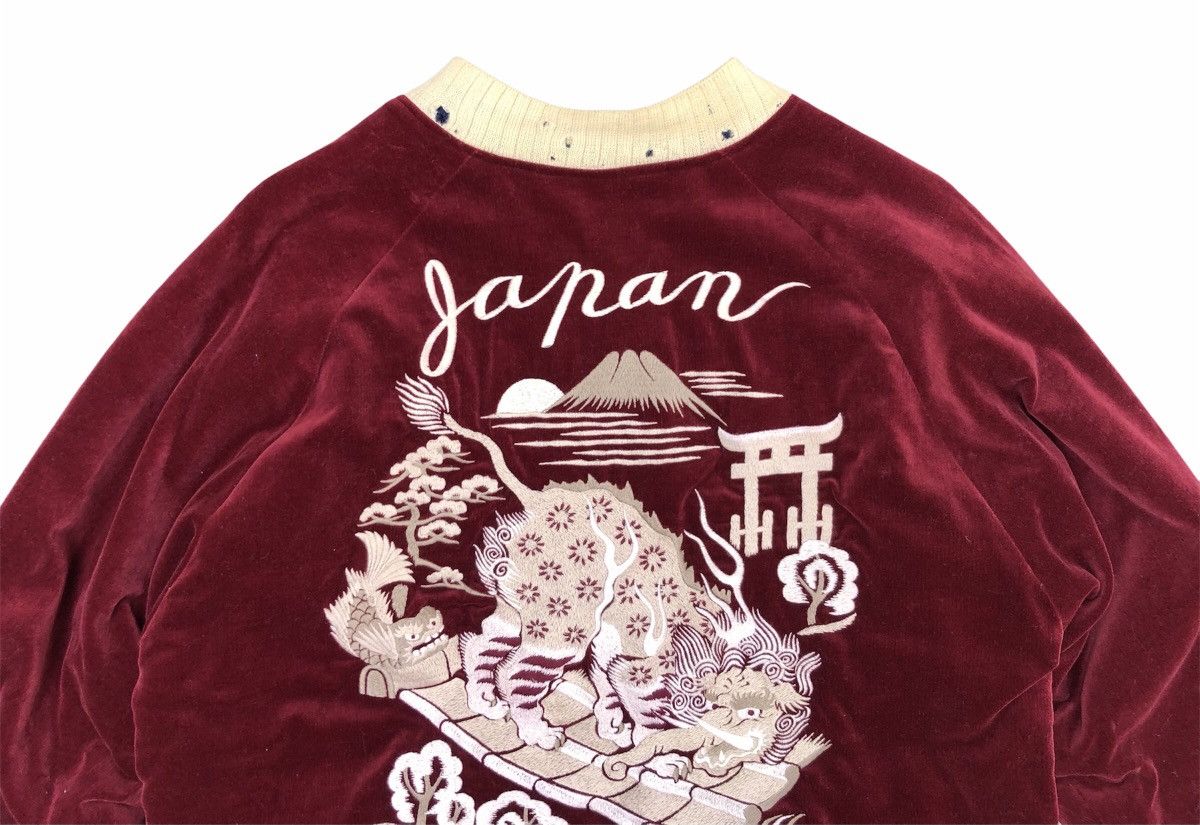 Pherrow's Pherrows Velvet Dragon Shishi Ryu Torii Embroidered Sukajan Size US S / EU 44-46 / 1 - 8 Thumbnail