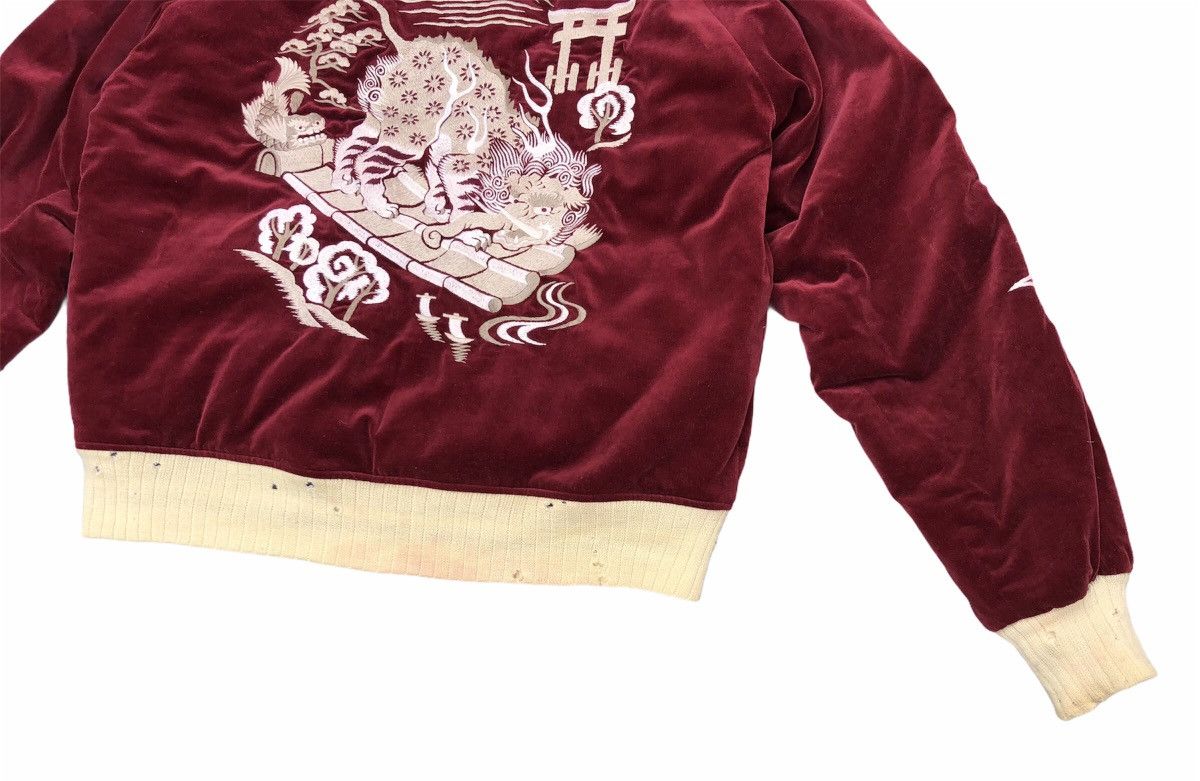 Pherrow's Pherrows Velvet Dragon Shishi Ryu Torii Embroidered Sukajan Size US S / EU 44-46 / 1 - 10 Thumbnail