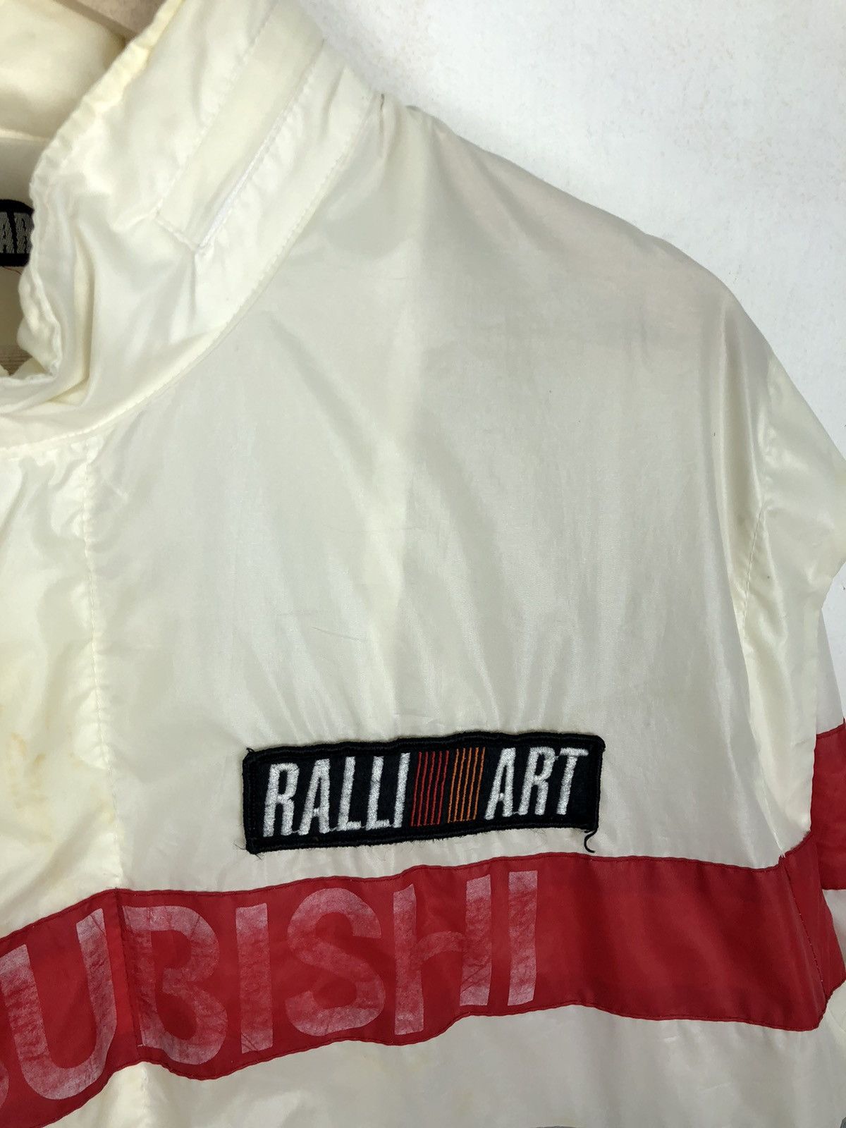 Japanese Brand × Vintage Vintage Ralli Art Mitsubishi Racing Light Jacket Size US L / EU 52-54 / 3 - 3 Thumbnail