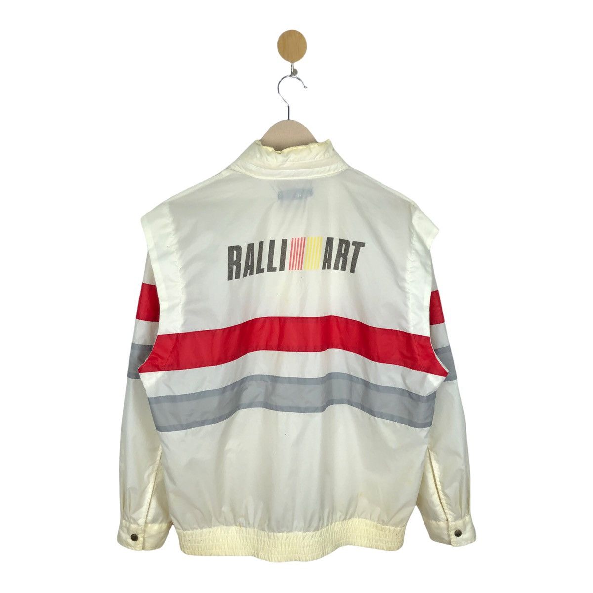 Japanese Brand × Vintage Vintage Ralli Art Mitsubishi Racing Light Jacket Size US L / EU 52-54 / 3 - 1 Thumbnail