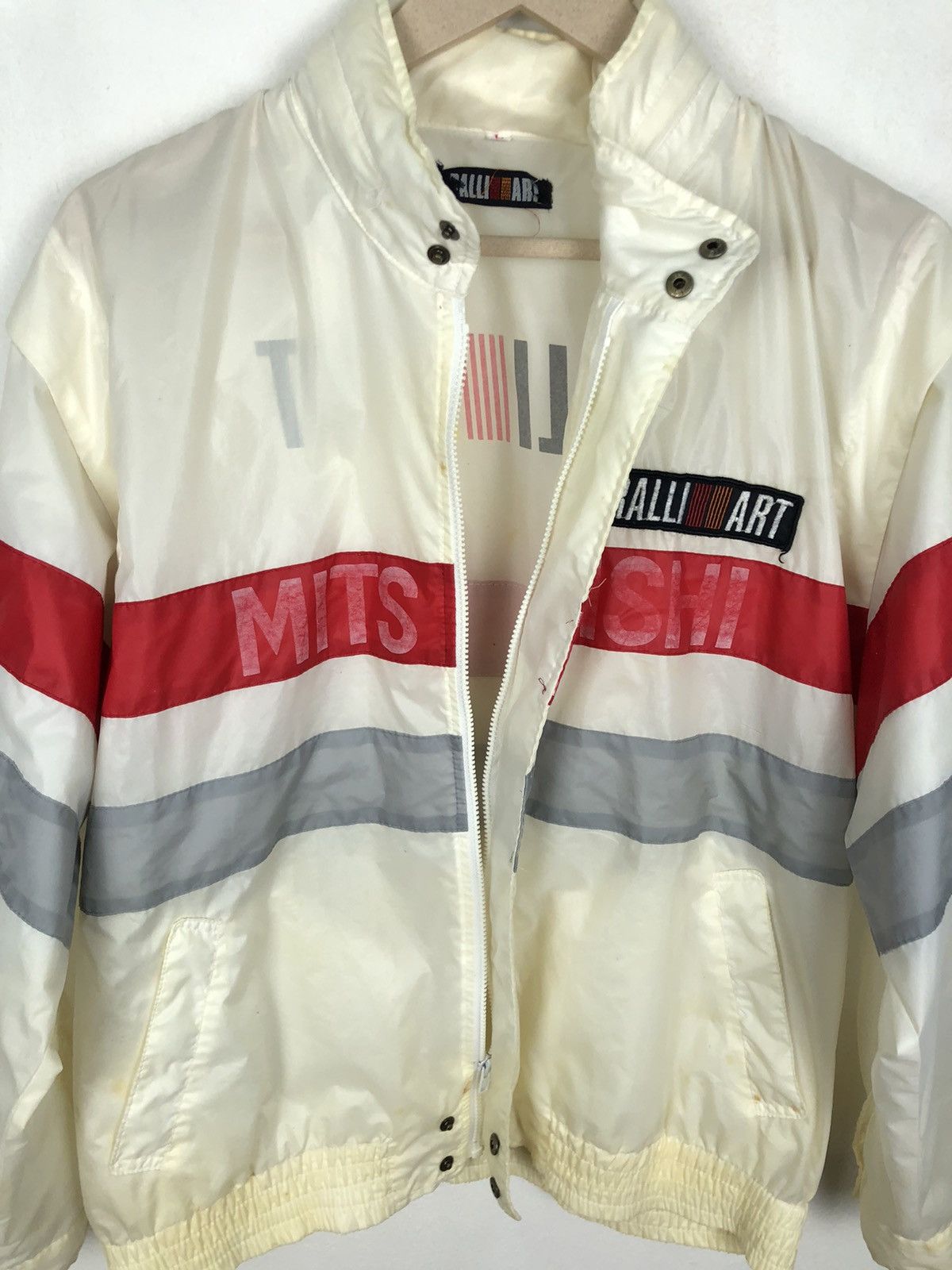 Japanese Brand × Vintage Vintage Ralli Art Mitsubishi Racing Light Jacket Size US L / EU 52-54 / 3 - 6 Thumbnail