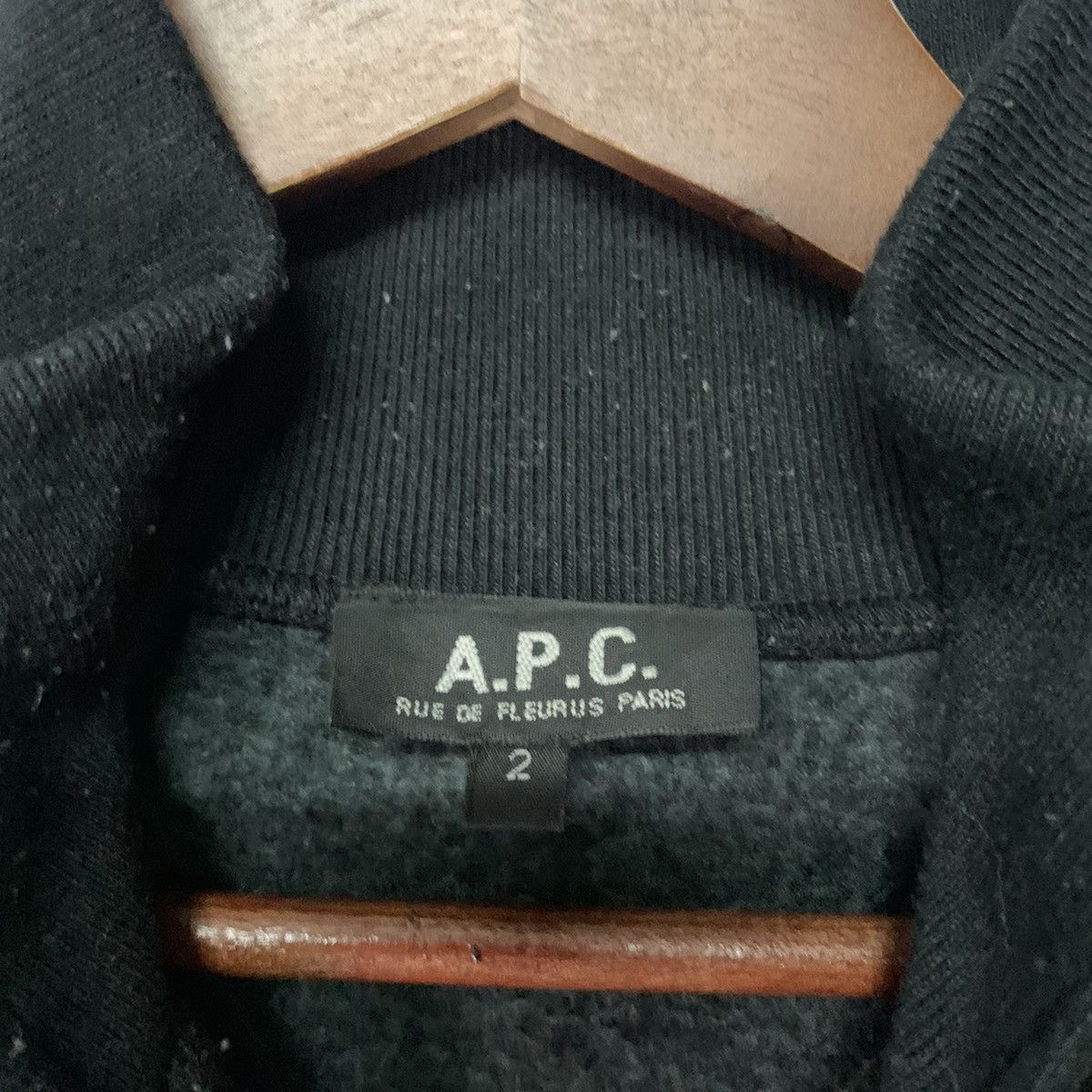 A.P.C. × Designer Vintage A.P.C Quarter Zip APC Sweater Size US M / EU 48-50 / 2 - 6 Thumbnail