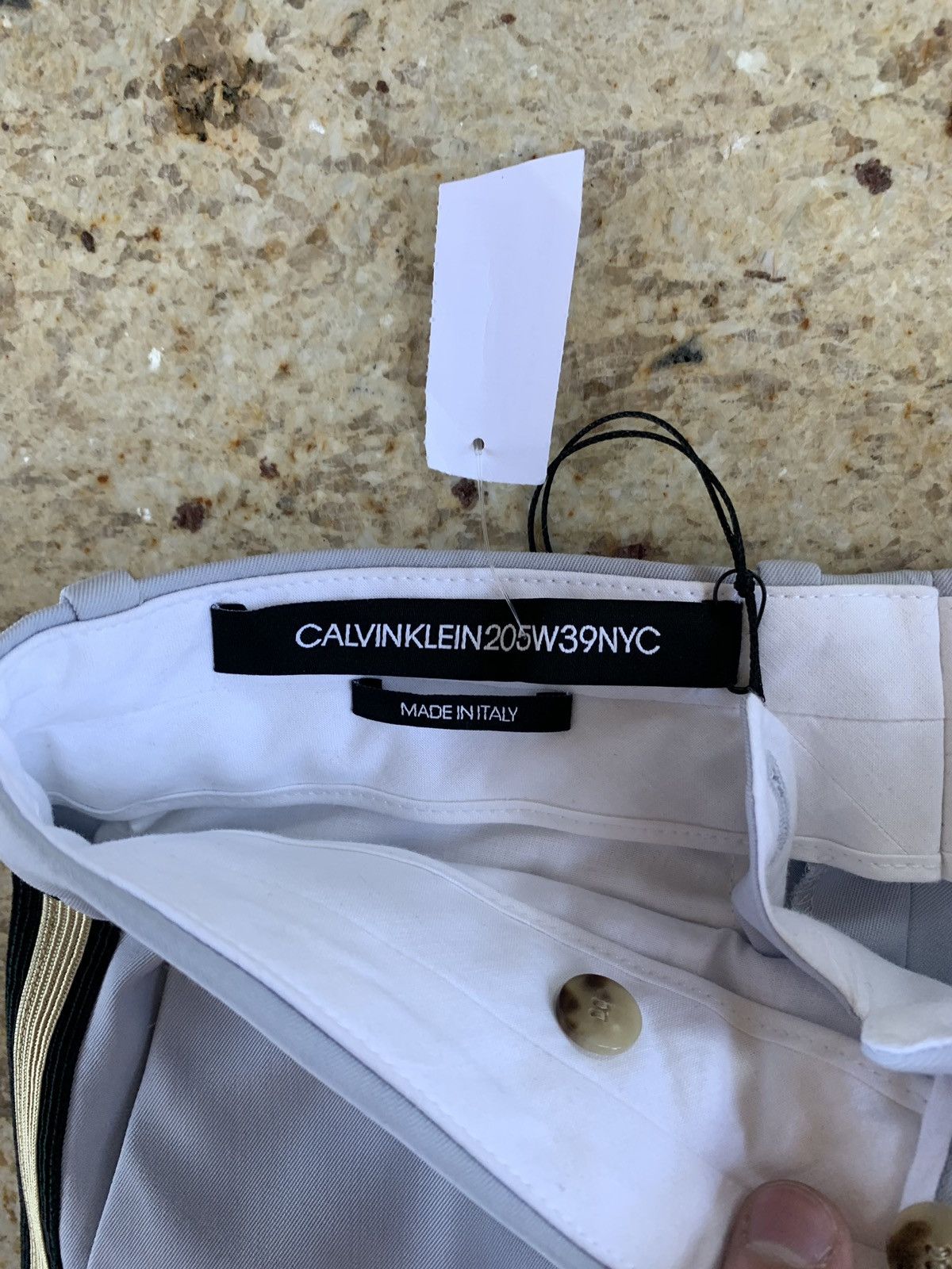 Calvin Klein 205W39NYC Light Blue Slacks With Trim Size US 29 - 10 Thumbnail