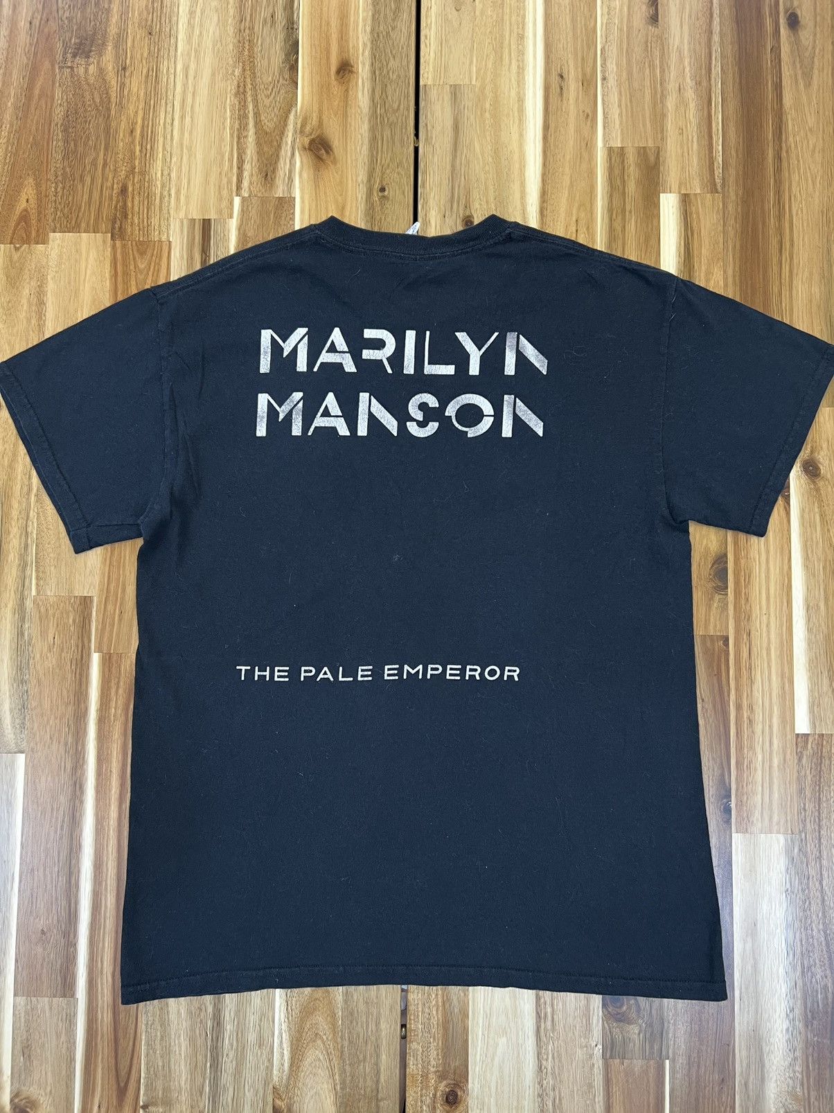 Band Tees Marilyn Manson Vintage Band Tess Size US M / EU 48-50 / 2 - 2 Thumbnail