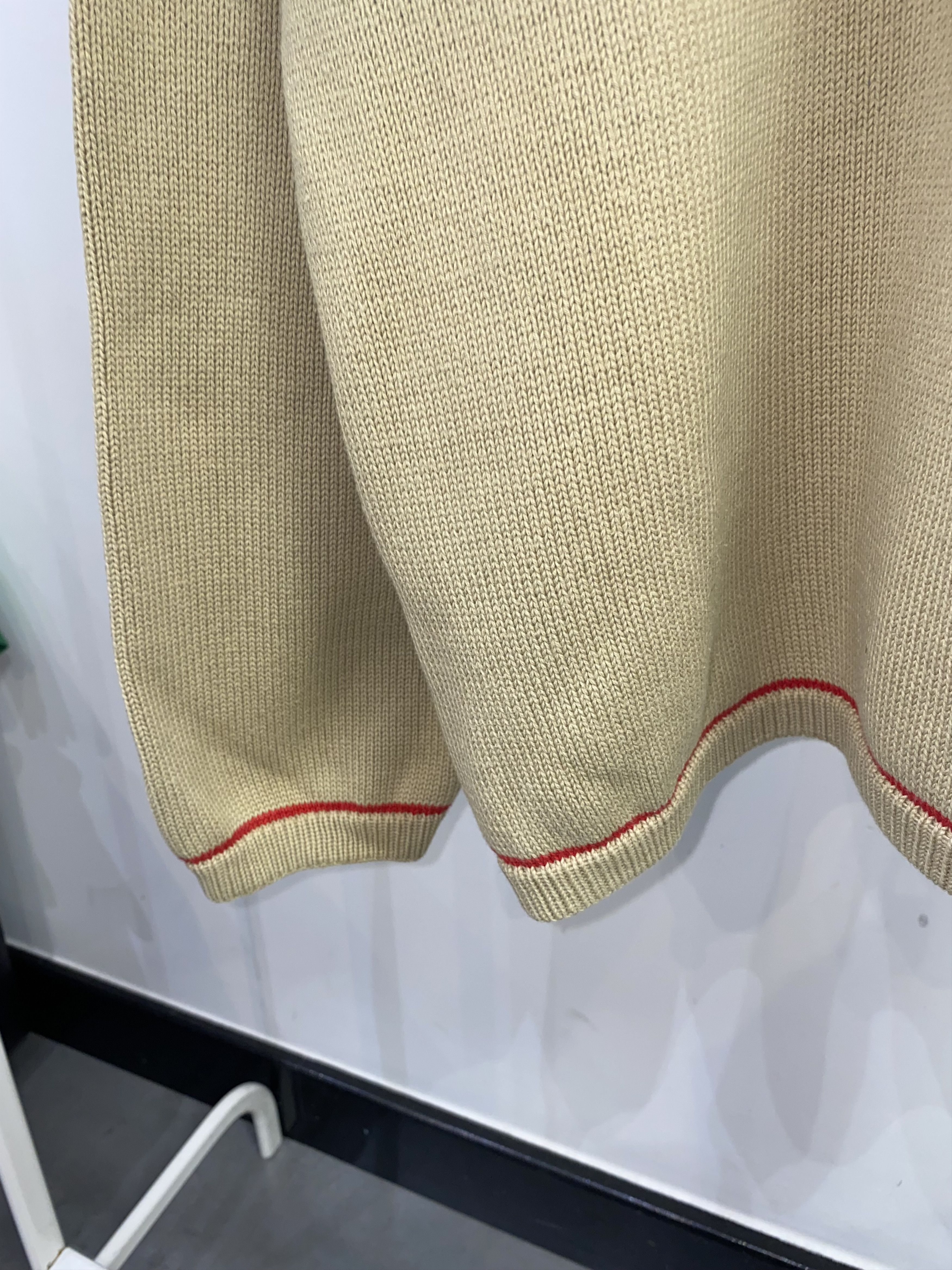 Moschino Moschino Bog Logo Beige Knitwear Beige Sweater Size US XL / EU 56 / 4 - 6 Thumbnail