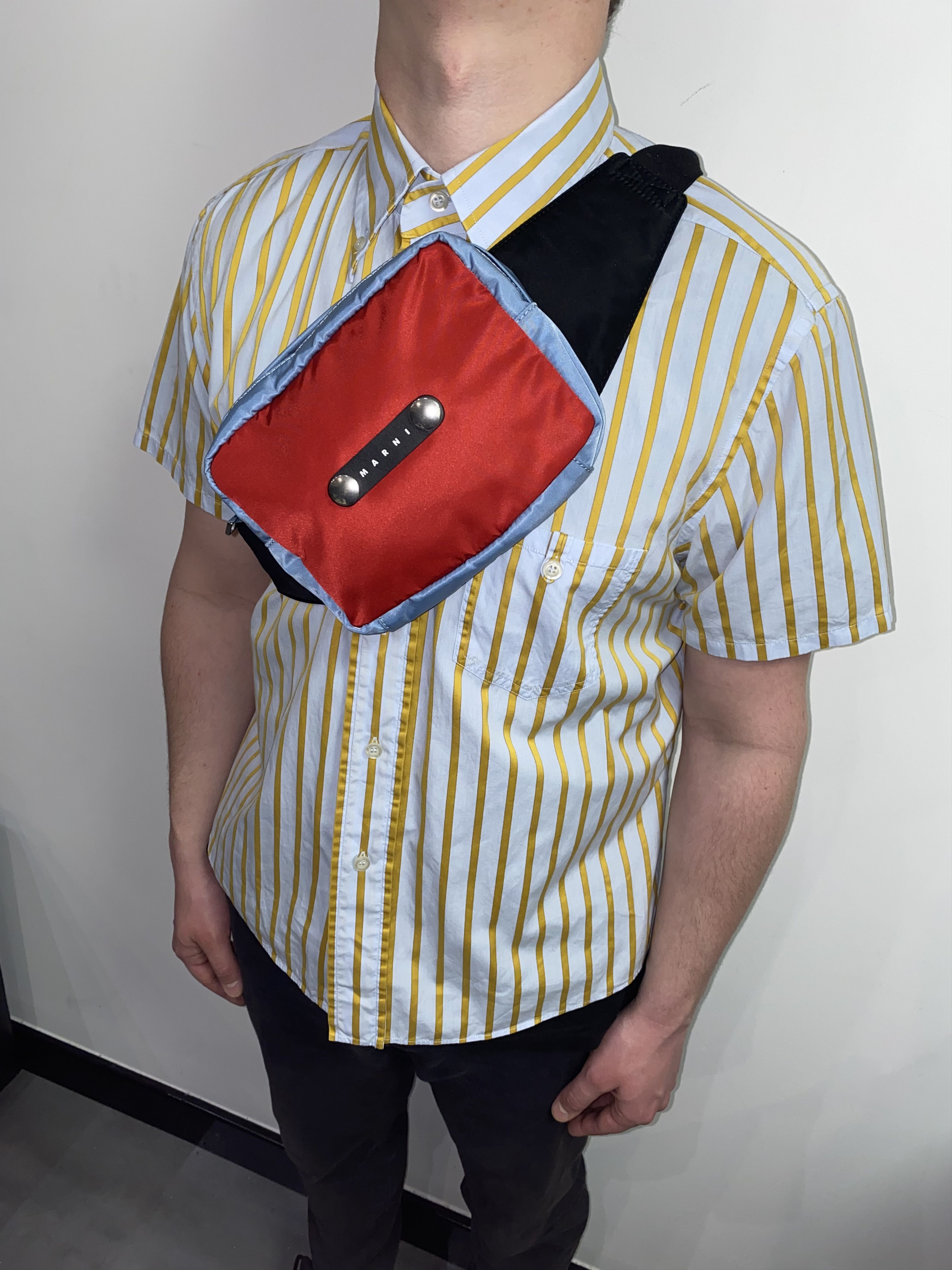 Marni DS! SS20 Marni Big Logo Red Pouch Size ONE SIZE - 1 Thumbnail