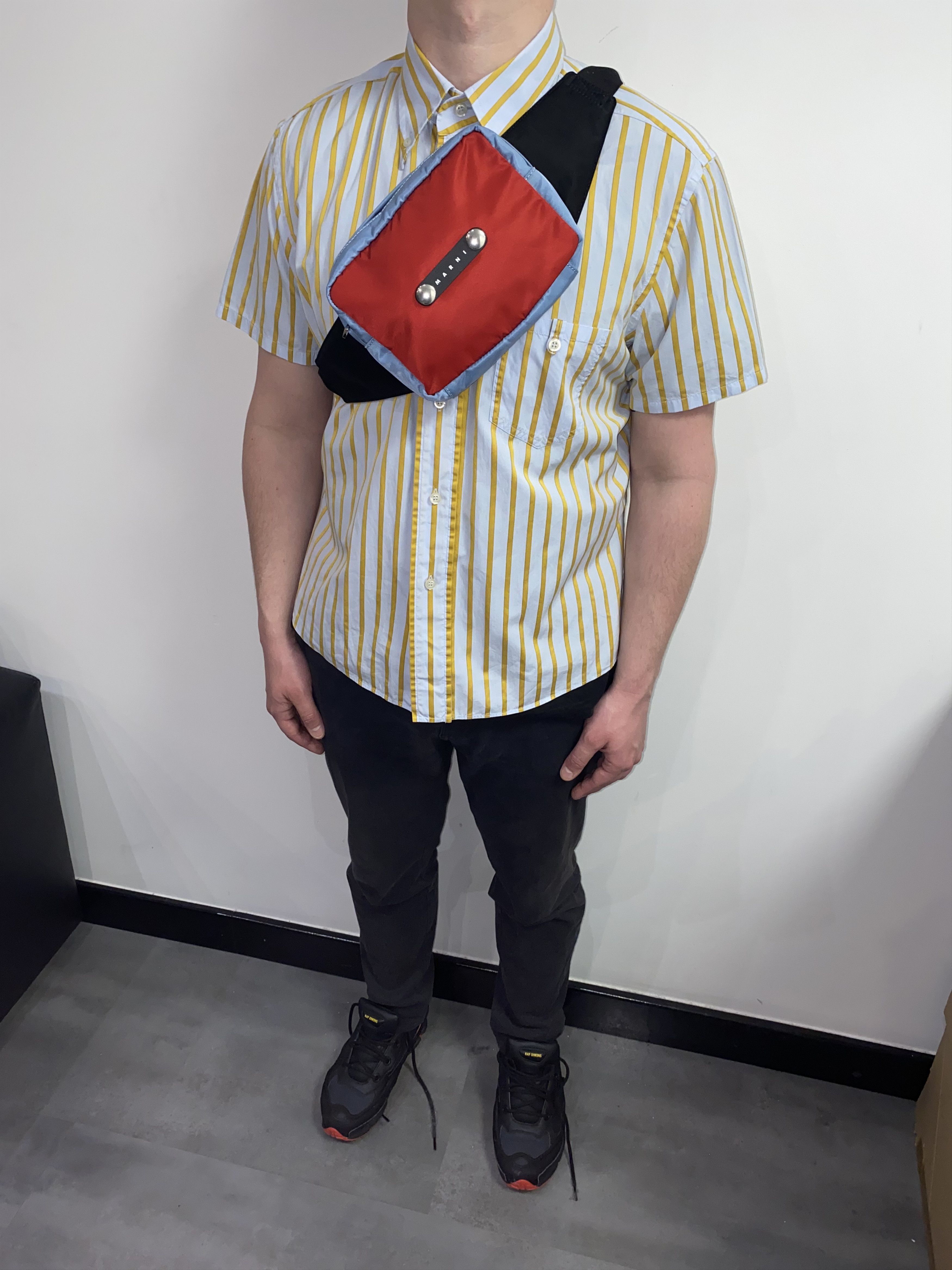 Marni DS! SS20 Marni Big Logo Red Pouch Size ONE SIZE - 2 Thumbnail