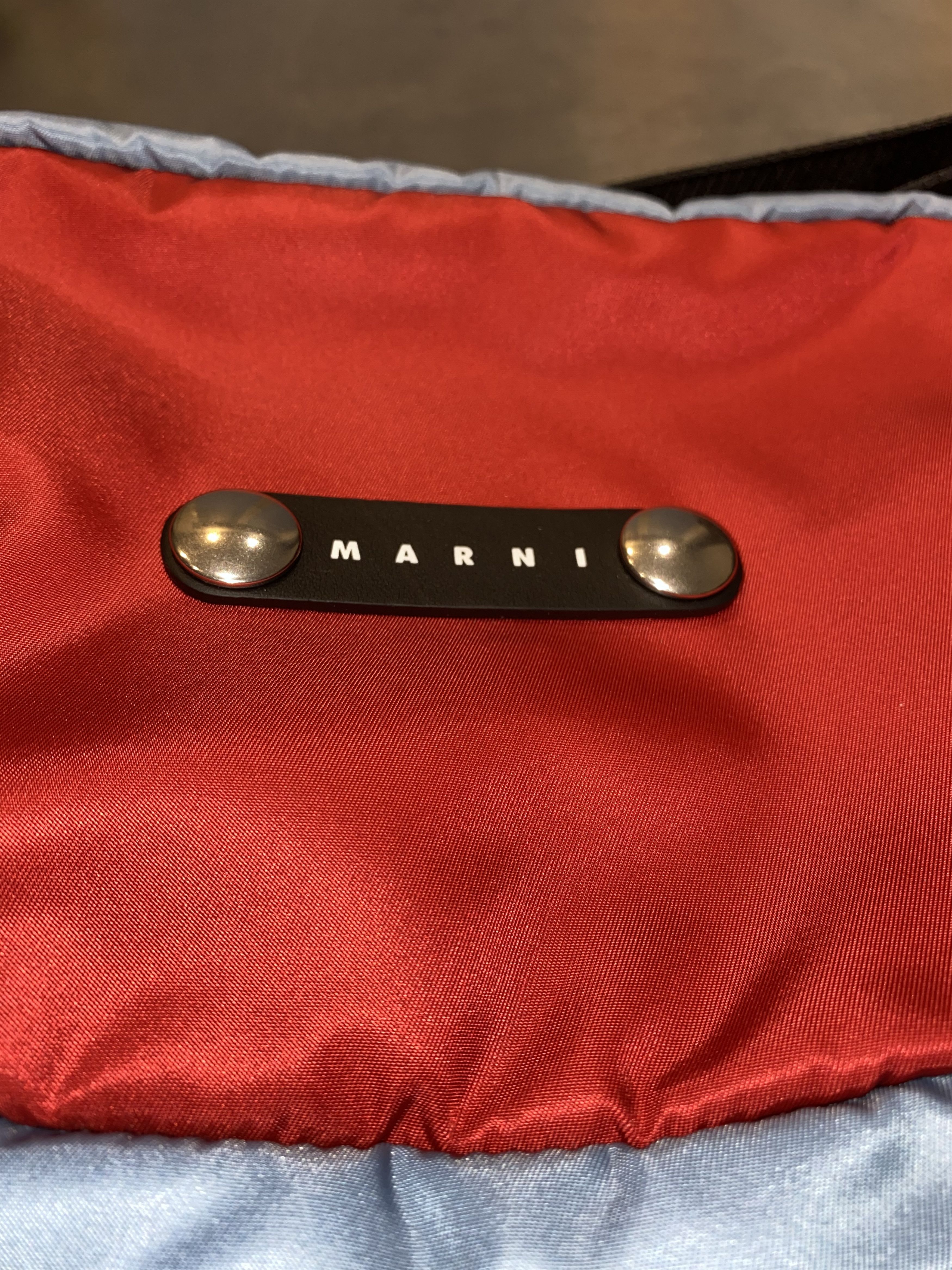 Marni DS! SS20 Marni Big Logo Red Pouch Size ONE SIZE - 5 Thumbnail