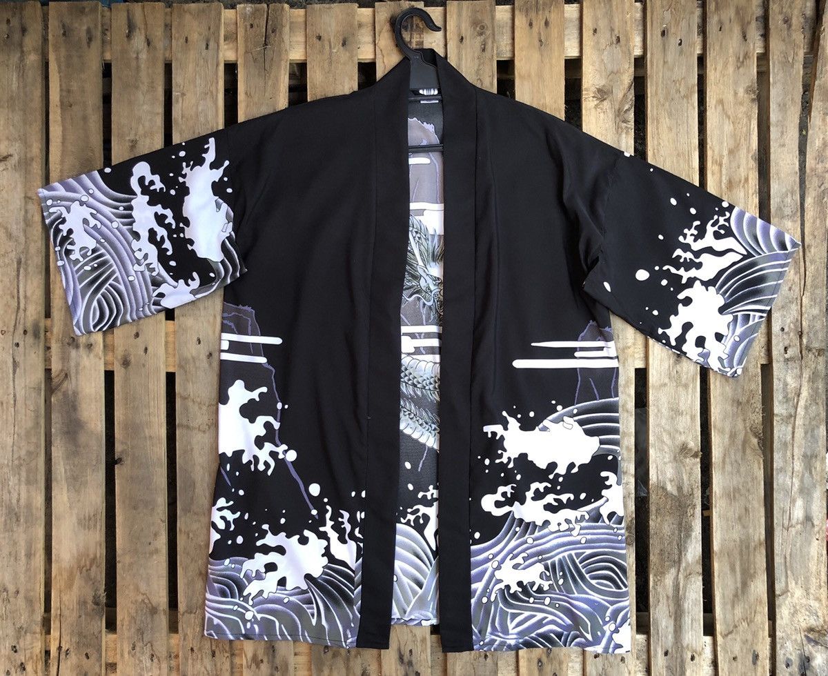 Japanese Brand Dragon Full print kimono cardigan size XXL Size US XXL / EU 58 / 5 - 2 Thumbnail