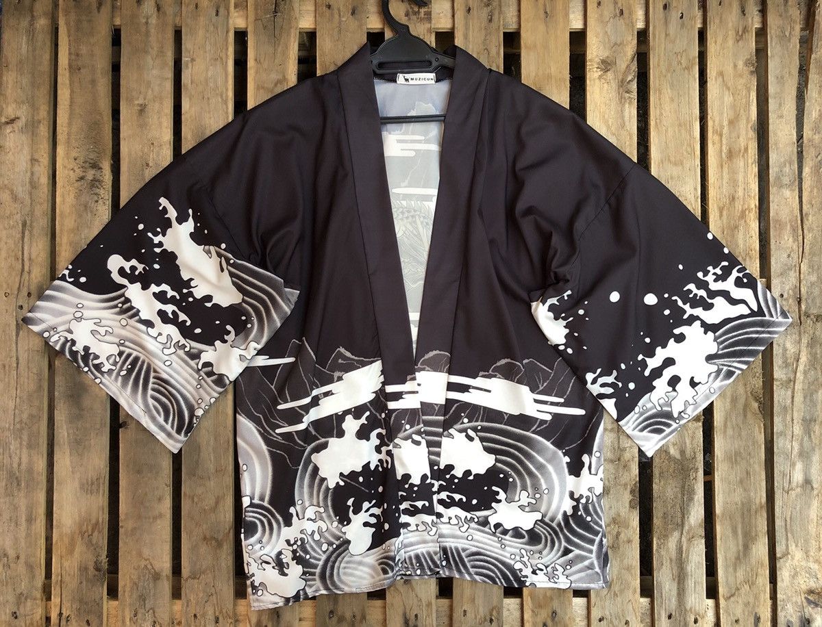 Japanese Brand Dragon Full print kimono cardigan size XXL Size US XXL / EU 58 / 5 - 11 Thumbnail
