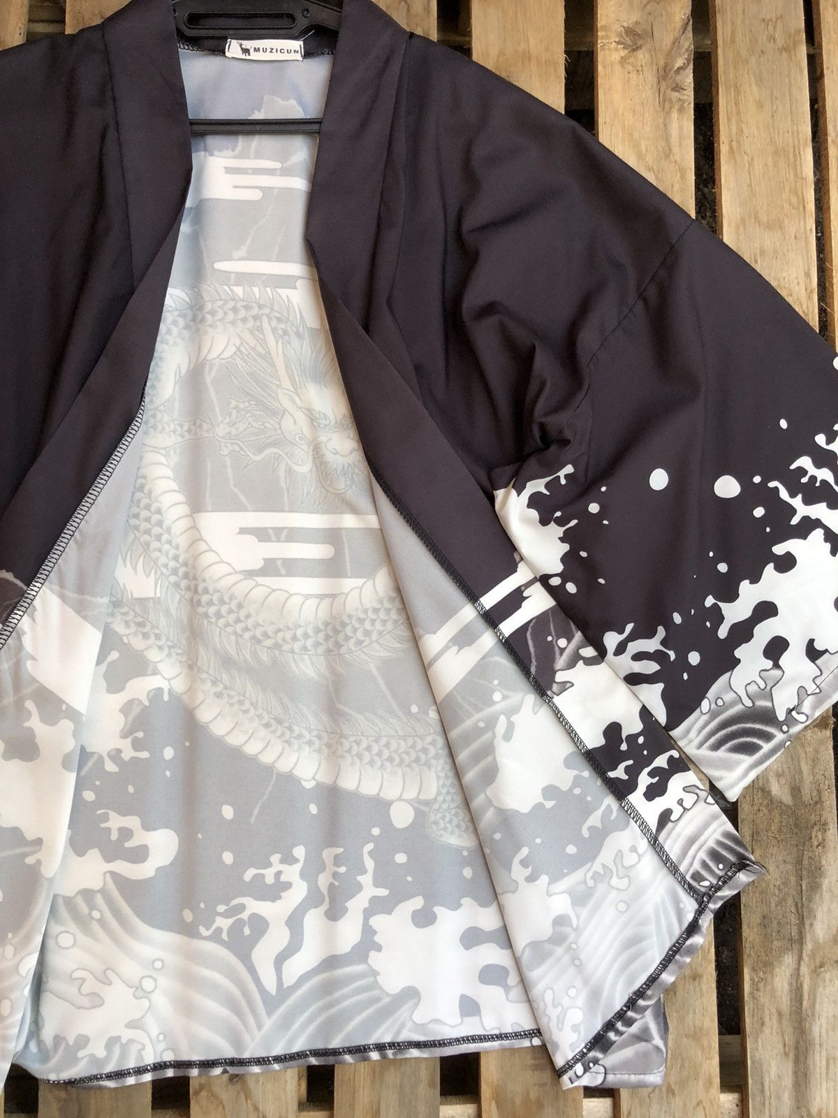 Japanese Brand Dragon Full print kimono cardigan size XXL Size US XXL / EU 58 / 5 - 7 Thumbnail