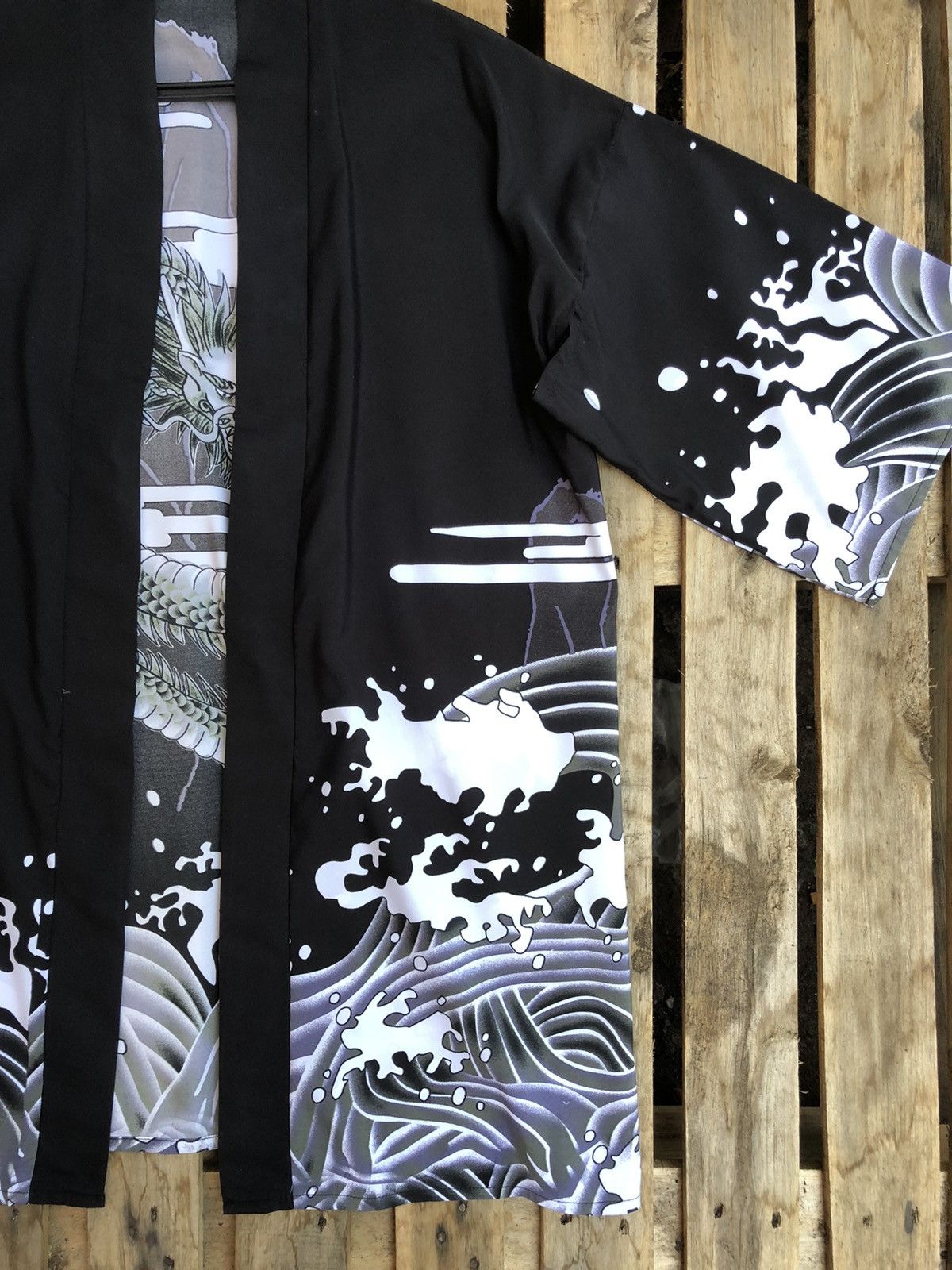 Japanese Brand Dragon Full print kimono cardigan size XXL Size US XXL / EU 58 / 5 - 3 Thumbnail
